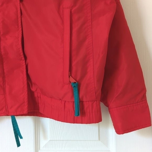 Columbia 90's Vintage Bugaboo Nylon Full Zip Winter Ski Shell Jacket Red Blue L - Picture 11 of 16
